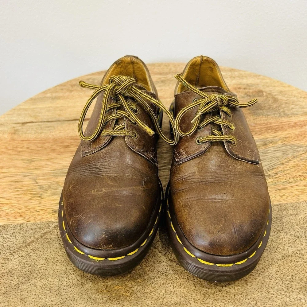 Dr. Martens Made in England 90's Oxford shoe size 3 Brown Leather Four Eye Lace